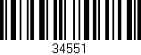 Código de barras (EAN, GTIN, SKU, ISBN): '34551'