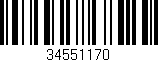 Código de barras (EAN, GTIN, SKU, ISBN): '34551170'