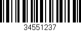 Código de barras (EAN, GTIN, SKU, ISBN): '34551237'