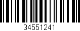 Código de barras (EAN, GTIN, SKU, ISBN): '34551241'