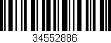 Código de barras (EAN, GTIN, SKU, ISBN): '34552886'