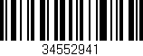 Código de barras (EAN, GTIN, SKU, ISBN): '34552941'