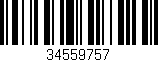 Código de barras (EAN, GTIN, SKU, ISBN): '34559757'