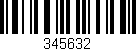 Código de barras (EAN, GTIN, SKU, ISBN): '345632'