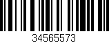 Código de barras (EAN, GTIN, SKU, ISBN): '34565573'