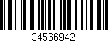 Código de barras (EAN, GTIN, SKU, ISBN): '34566942'