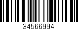 Código de barras (EAN, GTIN, SKU, ISBN): '34566994'