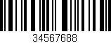 Código de barras (EAN, GTIN, SKU, ISBN): '34567688'