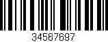 Código de barras (EAN, GTIN, SKU, ISBN): '34567697'