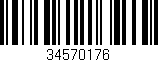 Código de barras (EAN, GTIN, SKU, ISBN): '34570176'