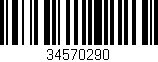 Código de barras (EAN, GTIN, SKU, ISBN): '34570290'