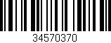 Código de barras (EAN, GTIN, SKU, ISBN): '34570370'