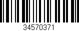 Código de barras (EAN, GTIN, SKU, ISBN): '34570371'