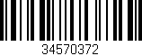 Código de barras (EAN, GTIN, SKU, ISBN): '34570372'