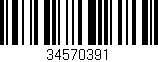 Código de barras (EAN, GTIN, SKU, ISBN): '34570391'