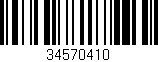 Código de barras (EAN, GTIN, SKU, ISBN): '34570410'