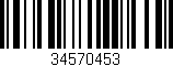 Código de barras (EAN, GTIN, SKU, ISBN): '34570453'