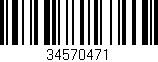 Código de barras (EAN, GTIN, SKU, ISBN): '34570471'