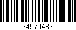 Código de barras (EAN, GTIN, SKU, ISBN): '34570483'