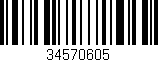 Código de barras (EAN, GTIN, SKU, ISBN): '34570605'
