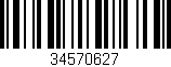 Código de barras (EAN, GTIN, SKU, ISBN): '34570627'