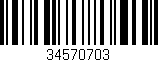 Código de barras (EAN, GTIN, SKU, ISBN): '34570703'