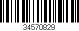 Código de barras (EAN, GTIN, SKU, ISBN): '34570829'