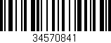 Código de barras (EAN, GTIN, SKU, ISBN): '34570841'