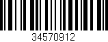 Código de barras (EAN, GTIN, SKU, ISBN): '34570912'