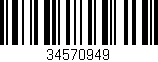 Código de barras (EAN, GTIN, SKU, ISBN): '34570949'