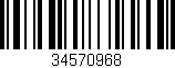 Código de barras (EAN, GTIN, SKU, ISBN): '34570968'