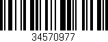 Código de barras (EAN, GTIN, SKU, ISBN): '34570977'