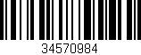 Código de barras (EAN, GTIN, SKU, ISBN): '34570984'
