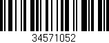 Código de barras (EAN, GTIN, SKU, ISBN): '34571052'