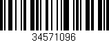 Código de barras (EAN, GTIN, SKU, ISBN): '34571096'