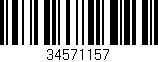 Código de barras (EAN, GTIN, SKU, ISBN): '34571157'