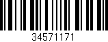 Código de barras (EAN, GTIN, SKU, ISBN): '34571171'