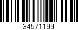 Código de barras (EAN, GTIN, SKU, ISBN): '34571199'