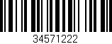 Código de barras (EAN, GTIN, SKU, ISBN): '34571222'