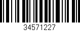 Código de barras (EAN, GTIN, SKU, ISBN): '34571227'