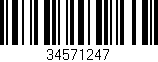 Código de barras (EAN, GTIN, SKU, ISBN): '34571247'