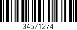 Código de barras (EAN, GTIN, SKU, ISBN): '34571274'