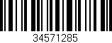 Código de barras (EAN, GTIN, SKU, ISBN): '34571285'