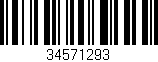 Código de barras (EAN, GTIN, SKU, ISBN): '34571293'