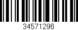 Código de barras (EAN, GTIN, SKU, ISBN): '34571296'