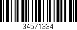 Código de barras (EAN, GTIN, SKU, ISBN): '34571334'