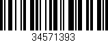 Código de barras (EAN, GTIN, SKU, ISBN): '34571393'