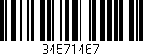 Código de barras (EAN, GTIN, SKU, ISBN): '34571467'