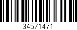 Código de barras (EAN, GTIN, SKU, ISBN): '34571471'