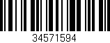 Código de barras (EAN, GTIN, SKU, ISBN): '34571594'
